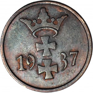 Free City of Gdansk, 1 fenig 1929, minted