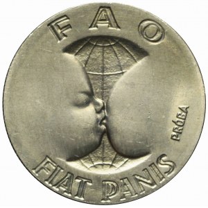 10 gold 1971, FAO, child, copper-nickel, SAMPLE, minted