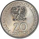 20 Zloty 1978, Hermaszewski, DESTRUKT Z ŁEZKA