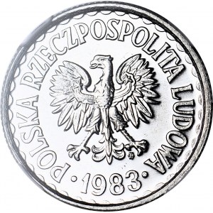 R-, 1 złoty 1983 PROOFLIKE
