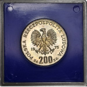 200 złotych 1975, Faszyzm, stempel lustrzany, świeży stempel