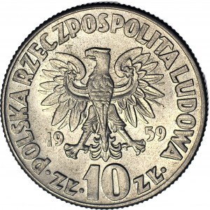 10 gold 1959 Copernicus, mint