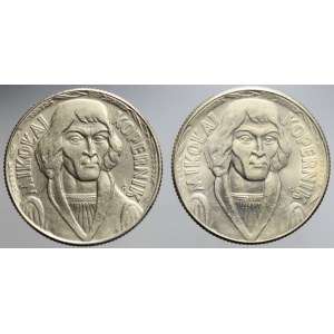 Set, two 1959 10 zloty coins, large Copernicus