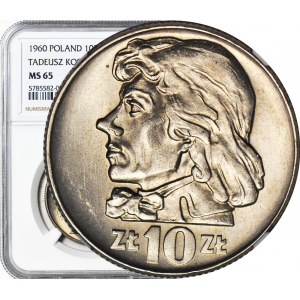10 gold 1960, Tadeusz Kościuszko, minted