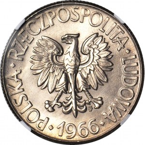 10 gold 1966 Kosciuszko, lowest mintage, minted