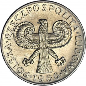 10 złotych 1966, Mała kolumna, mennicza