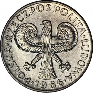 10 złotych 1966, Mała kolumna, mennicza