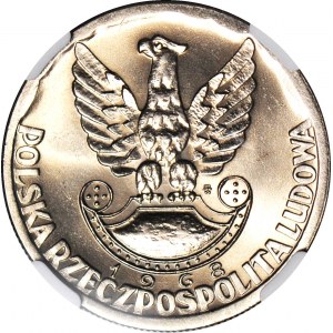 10 gold 1968, XXV YEARS OF THE LWP, mint.