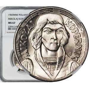 10 złotych 1969, Mikołaj Kopernik, menniczy