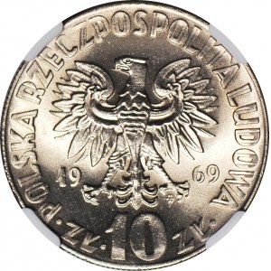 10 gold 1969, Nicolaus Copernicus, mint.