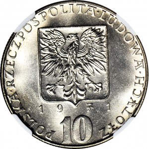 10 gold 1971, FAO, mint