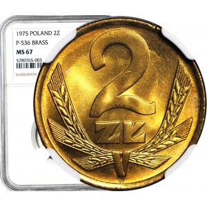 2 gold 1975, mint