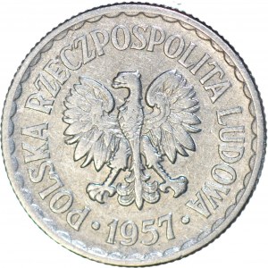 1 złoty 1957, najrzadszy rocznik