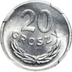 20 pennies 1972, minted