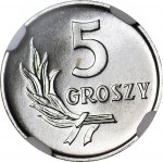 5 pennies 1967, minted