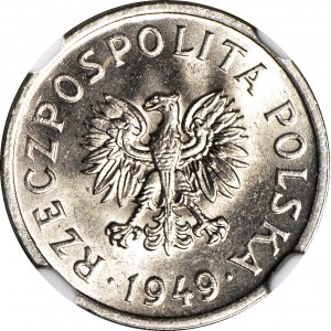 10 pennies 1949, cupro-nickel, minted