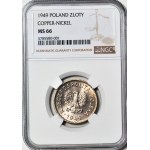 1 złoty 1949, miedzionikiel, mennicze
