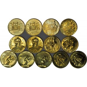 2 GN gold, 1998, set of 13 pieces.