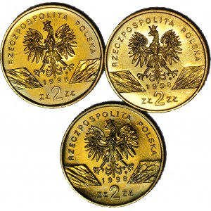 2 GN Gold, 1998, Satz von 3. Kröte