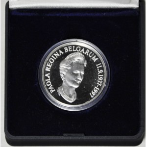Belgium, Paola Reine des Belges 1937-1997, silver