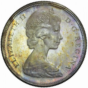 Kanada, Elżbieta II, 1 dolar 1967, 100 lat utworzenia Kanady