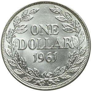 Liberia, 1 dolar 1961, menniczy