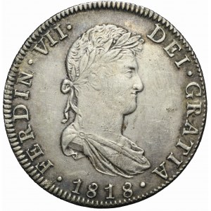 Mexico, Ferdinand VII, 8 reals 1818 II, Mexico City