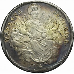 Germany, Bavaria, Maximilian III Joseph, Thaler 1754, Munich