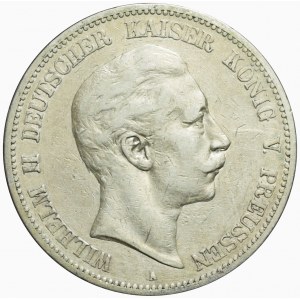 Germany, Prussia, Wilhelm II, 5 marks 1893 A, Berlin