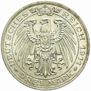 Germany, 3 marks 1911, Berlin, 100th anniversary of the University of Breslau