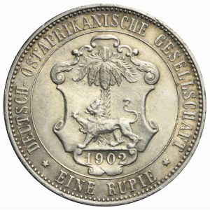 Germany, East Africa, Wilhelm II, 1 rupee 1902, more interesting vintage