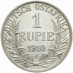 Germany, East Africa, Wilhelm II, 1 rupee 1910, Hamburg