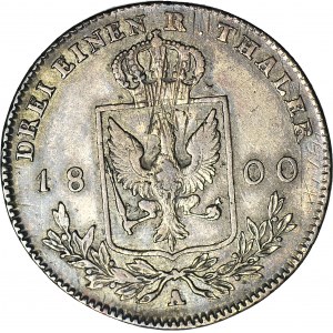 Germany, Prussia, Frederick William III, 1/3 thaler 1800 A, Berlin
