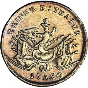 Germany, Prussia, Frederick II, 1/2 thaler (Halftalar) 1750 A, Berlin