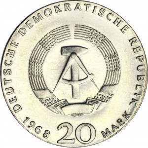 Germany, GDR, 20 marks 1968, Karl Marx