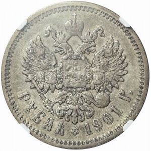 Russia, Nicholas II, Ruble 1901 ФЗ