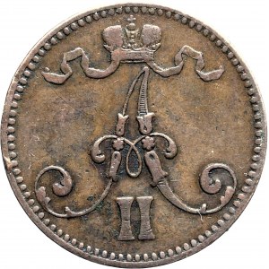 Finland, Alexander II, 5 pennia 1865