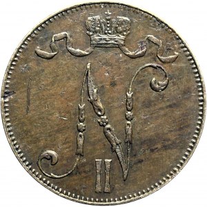Finland, Nicholas II, 5 pennia 1897