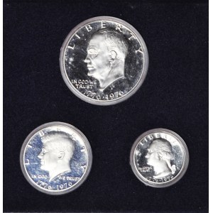 United States of America (USA), 1976 mirror set, 200 years of independence