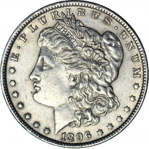 United States of America (USA), $1 1896, Philadelphia, Morgan type
