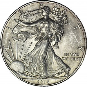 United States of America (USA), $1 Eagle 2014, silver