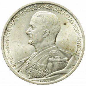 Hungary, Miklos Horthy, 5 pengo 1939 BP, Budapest