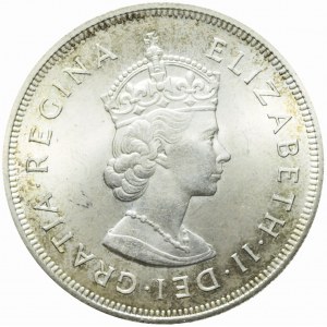 United Kingdom, Bermuda, Elizabeth II, 1 crown 1959, 350th anniversary of the establishment of the colony