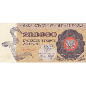 200,000 zloty 1989, series F