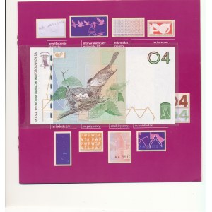 PWPW, 04 Ptaszki (2004), AA0020575 - dzwon drukowany farbą - w folderze
