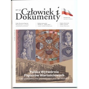 PWPW, Człowiek i Dokumenty nr 52 z banknotem 20 Polskie Żubry i znaczkiem promocyjnym