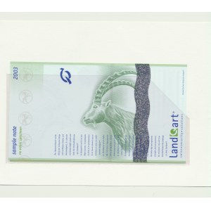 Switzerland, LandQart test banknote, Macun