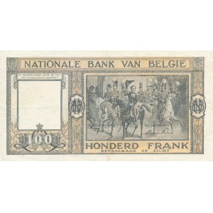 Belgium, 100 francs 1949