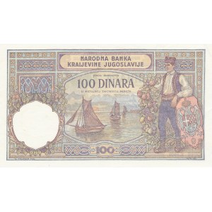 Yugoslavia, 100 dinar 1929