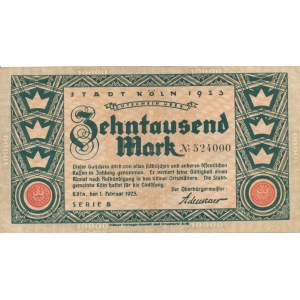 Germany, 10,000 marks 1923
